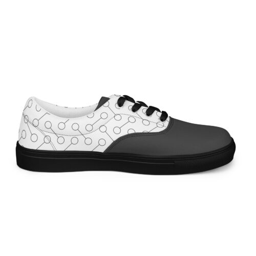 Men’s Lace-up Shoes Geometric Design