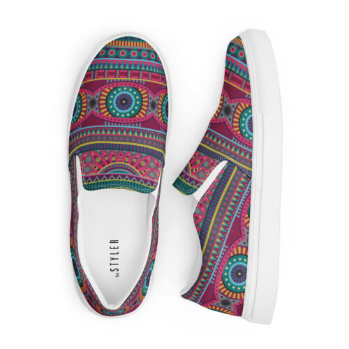 Men’s Tribal Design Slip-On Shoes