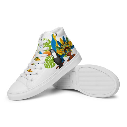 Women’s high top shoes toucans