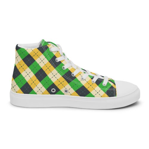 Women’s high top shoes Women Argyle Design M5